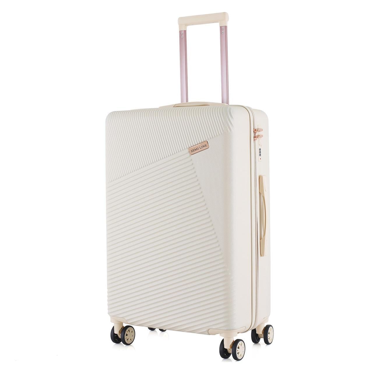 Чемодан SEMI LINE 24" M Ecru (T5757-3) Чемодан SEMI LINE 24" M Ecru (T5757-3)