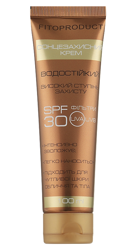 Крем солнцезащитный SPF-30 Fito Product 100 мл (4820159304660)