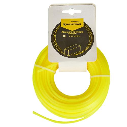 Леска для триммеров Кентавр квадрат 3,0 мм 15 м (11925773)