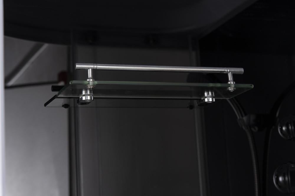 Бокс душевой MIXXUS STRONG SB02-90x90x215-GR без гидромассажа с низким поддоном Satin (MI6887) - фото 3