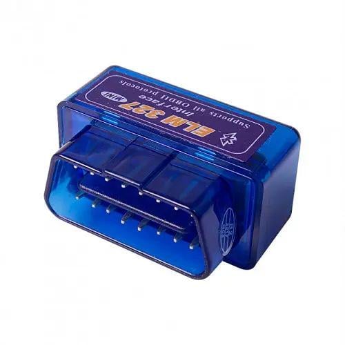 Автомобильный сканер OBD2 ELM327 V2.1 12V Bluetooth с поддержкой протоколов ISO/SAE пластиковый 4,7х2,5х3,1 см Синий (opt-21566) Автомобильный сканер OBD2 ELM327 V2.1 12V Bluetooth с поддержкой протоколов ISO/SAE пластиковый 4,7х2,5х3,1 см Синий (opt-21566)