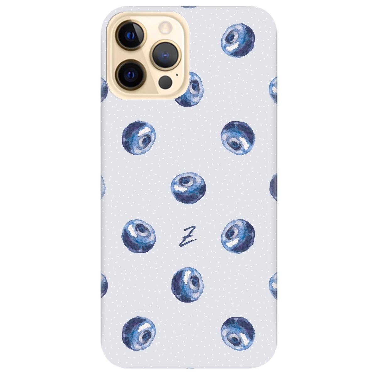 Силіконовий чохол Zorrov для Apple iPhone 12 Pro Max - Blueberry rain (14060040037088051)