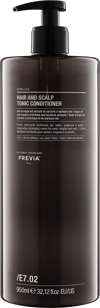 Кондиционер тонизирующий для волос и кожи головы Previa E7.02 Hair and Scalp Tonic Conditioner 950 мл.