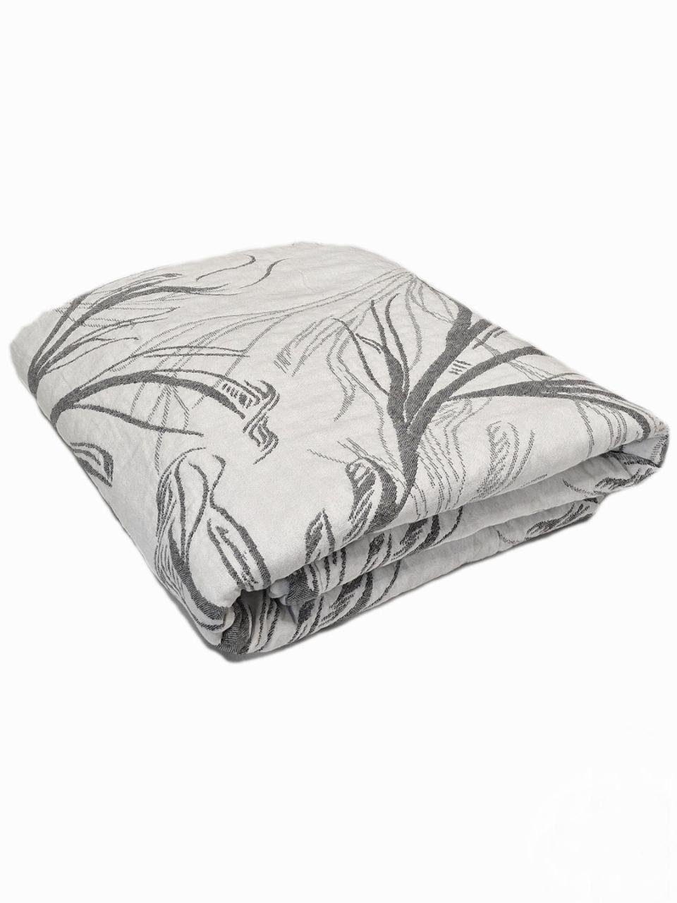 Покрывало муслиновое Malloory Home 150x200 см Серый (1243) - фото 1 Покрывало муслиновое Malloory Home 150x200 см Серый (1243) - фото 1