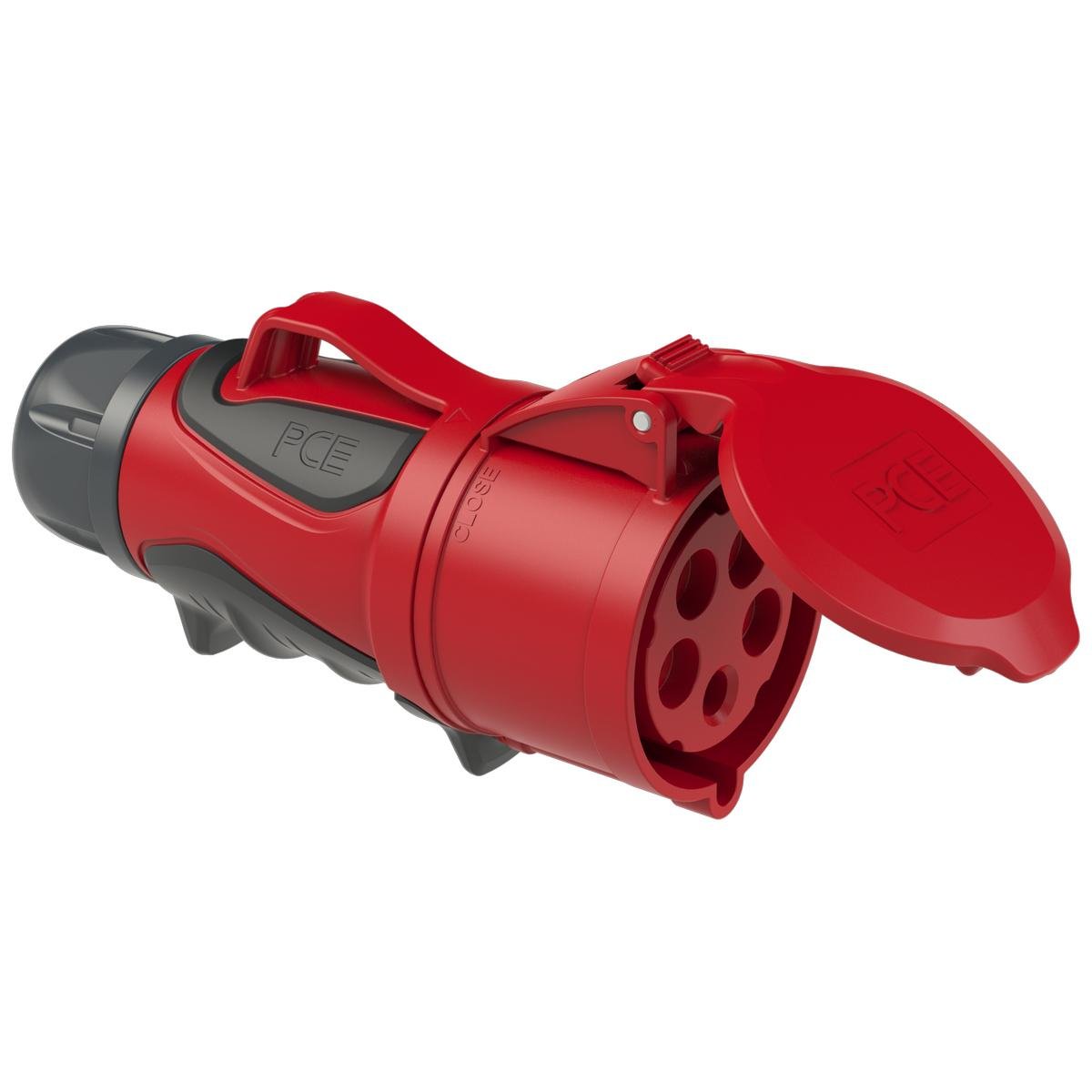 Силова розетка кабельна PCE Grip 3P+N+E IP44 32A 400V (2253-6)