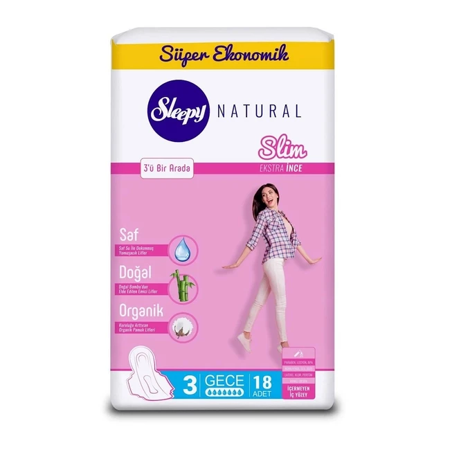 Прокладки ночные Sleepy Slim Night ультратонкие 320 мм 7 капель 18 шт. (000006340) Прокладки ночные Sleepy Slim Night ультратонкие 320 мм 7 капель 18 шт. (000006340)