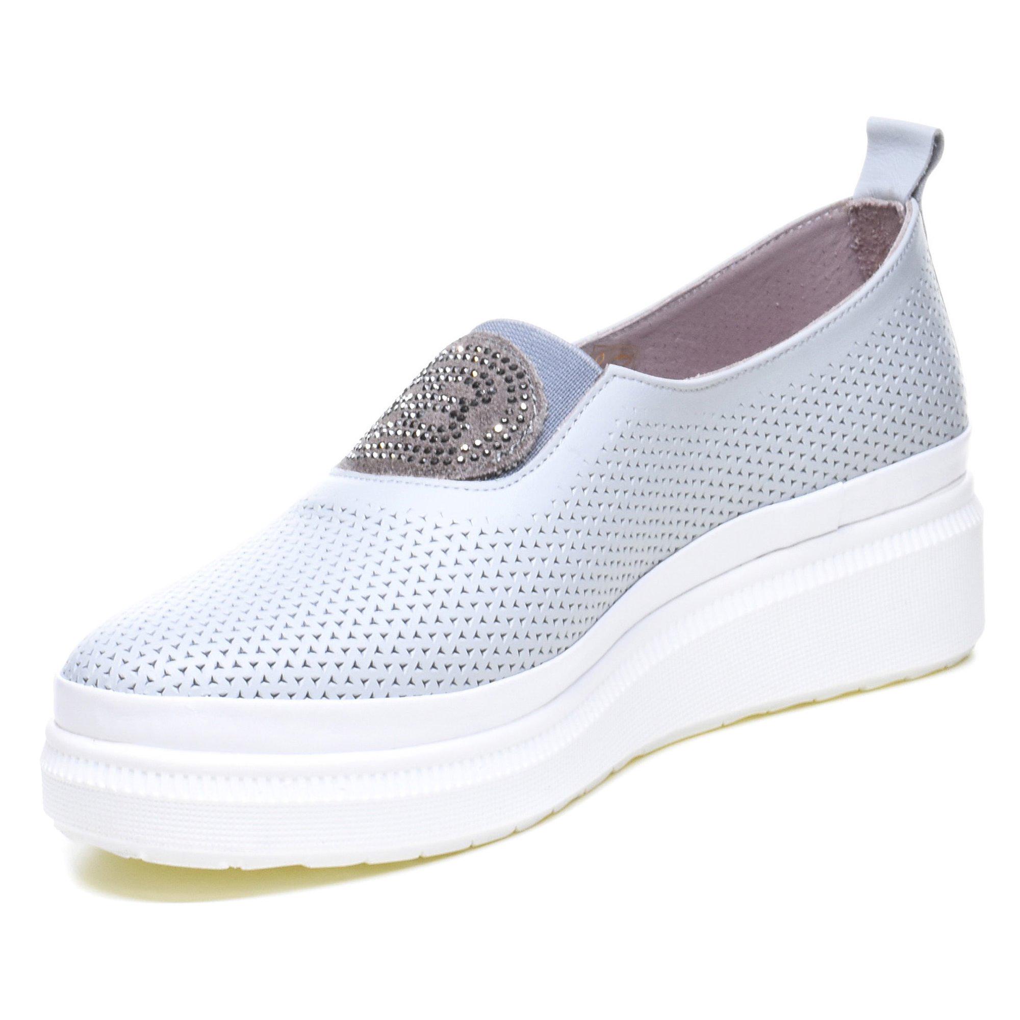 Слипоны женские Nod Trend р. 36 Серый (089280-36) - фото 3