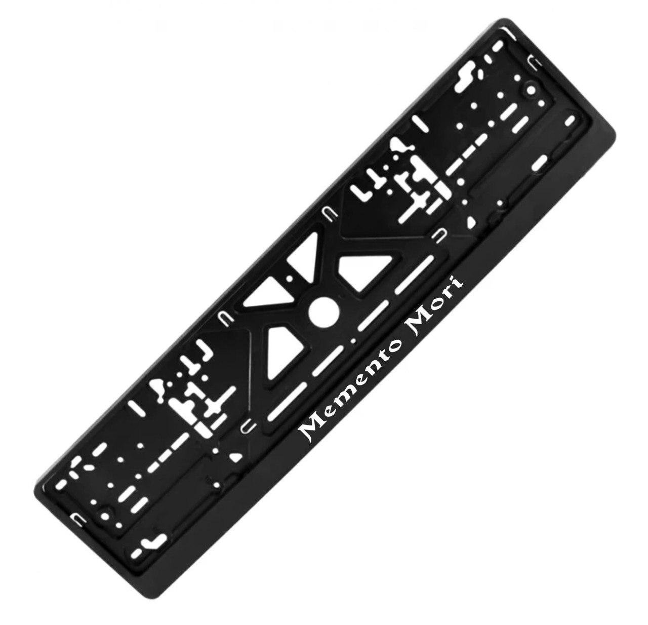 Рамка номерного знака с надписью "MEMENTO MORI" (1805564952)