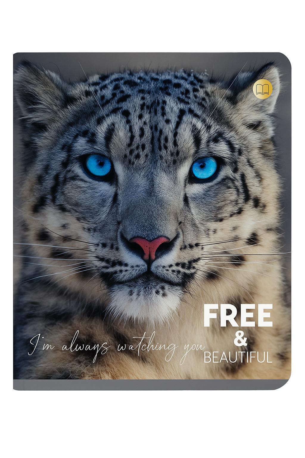 Тетрадь Звери 48 л. клетка твердая (ТЕ41504)