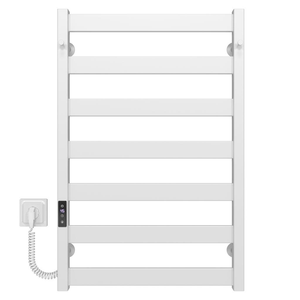 Полотенцесушитель электрический HeatPro Olivia P7 углеродная сталь левостороннее подключение 800x500 мм Белый (BH-OL8005007EWL)