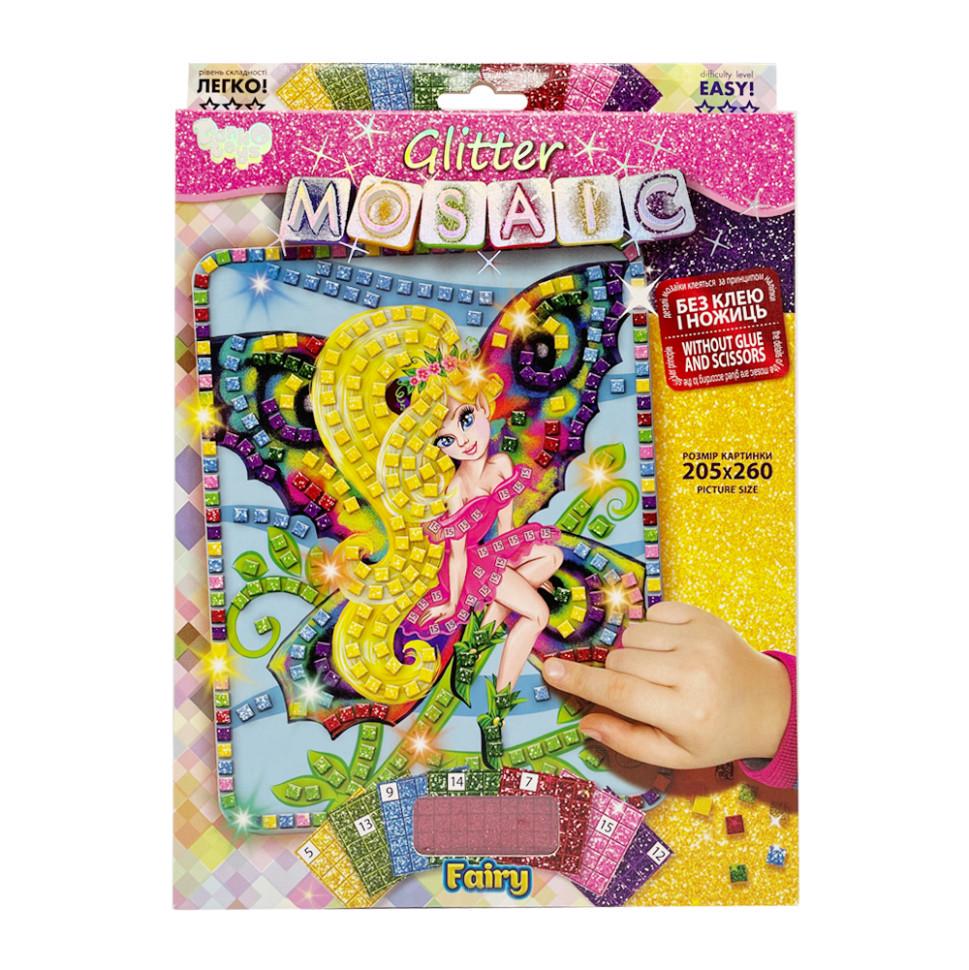 Набір креативної творчості Danko Toys Блискуча мозаїка Fairy БМ-02-10 20,6х26 см (RLT46975)