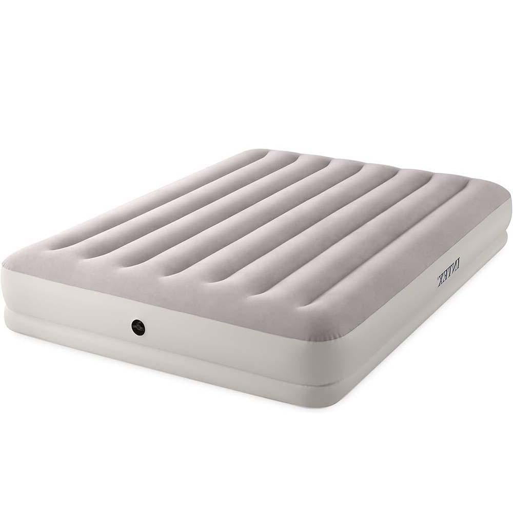 Надувне ліжко двомісне Intex 64179 з електронасосом 152х203х30 см (174703)