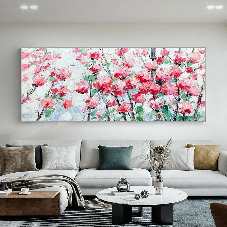 Картина на холсте ArtSale Цветы 50х100 см flwr0077