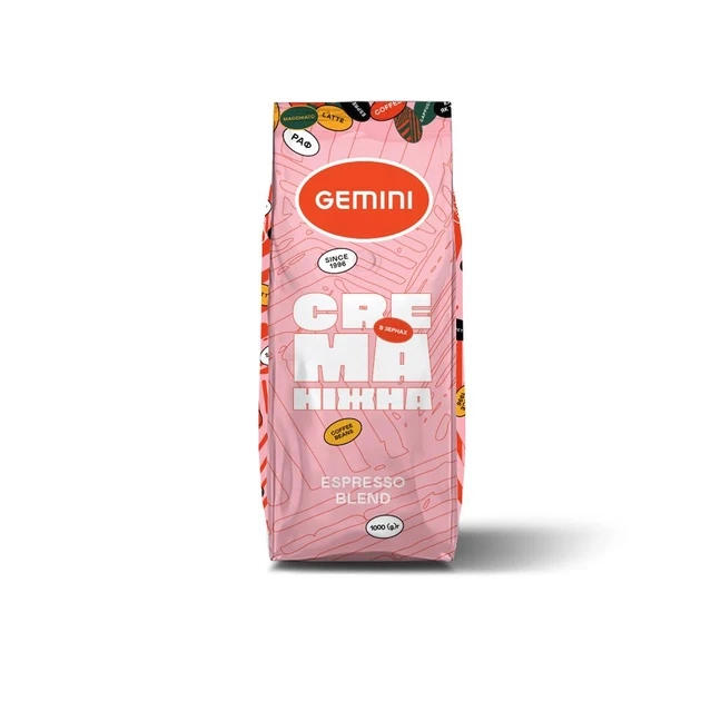 Кава в зернах Gemini Crema Ніжна 1 кг (15)