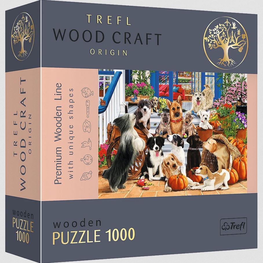 Пазли Trefl фігурні з дерева Собача дружба 1000 ел.