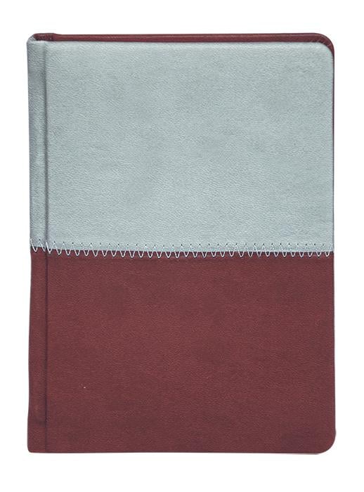 Ежедневник недатированный Buromax QUATTRO A6 288 страниц Бордово-серый (BM.2609-88)