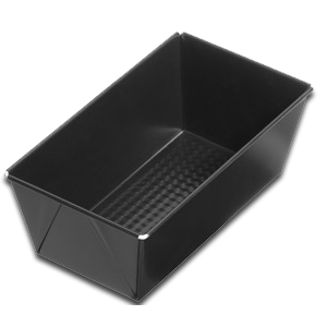 Противень антипригарный Snb с гофрированным дном 20х11х7,5 см Черный