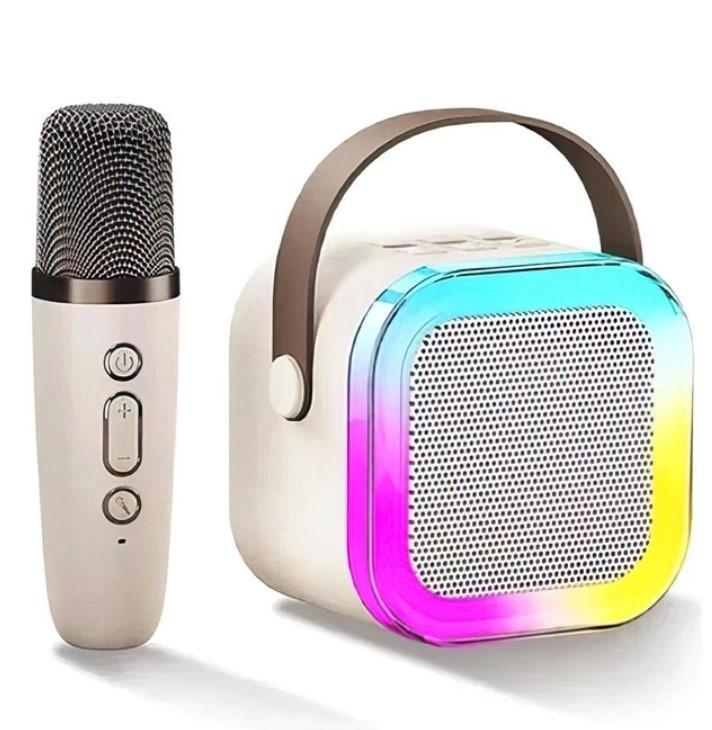 Портативная колонка Bluetooth K12 5W с микрофоном Beige (23941233)
