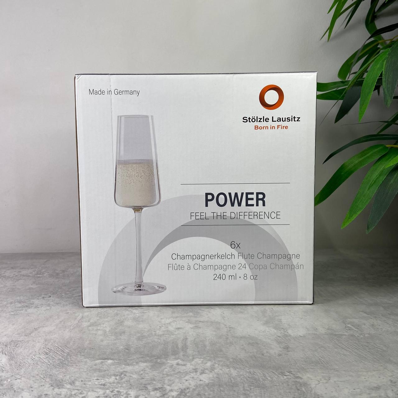 Набір келихів для шампанського Stölzle Lausitz Power 240 мл 6 шт. (1590029-1) - фото 7 Набір келихів для шампанського Stölzle Lausitz Power 240 мл 6 шт. (1590029-1) - фото 7