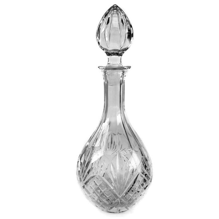 Графин для виски с длинным горлышком Bohemia Alexandra хрусталь 900 мл (52c85673)