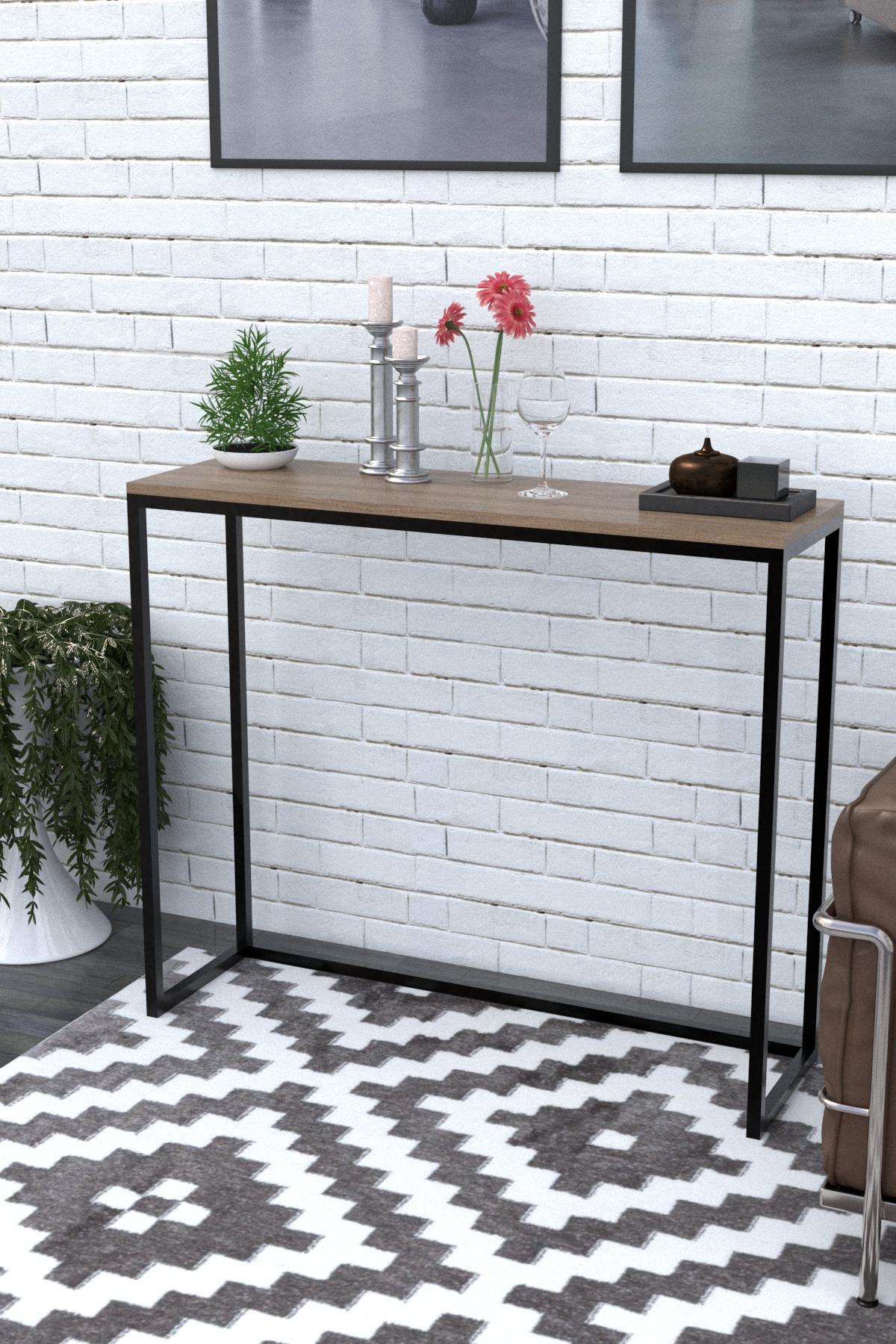Столик консольний EcoLoft DSP-1157 в стилі лофт (24365641)