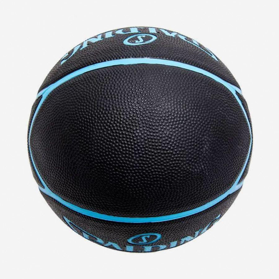 Баскетбольний м'яч Spalding HIGHLIGHT р. 7 Чорно-синій (84356Z) - фото 4