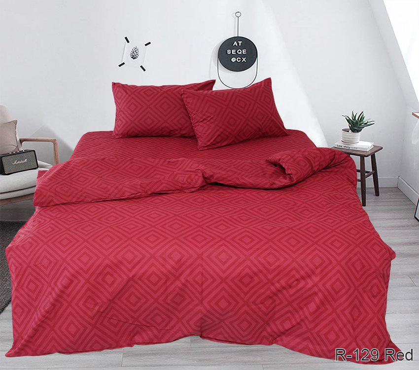 Комплект постільної білизни R129 євро Red (29-77-TAG evro-794-2)