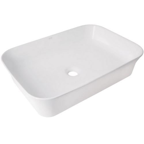 Умывальник накладной Q-tap Virgo QT18116308W48462 560x380x130 мм Белый (269836)