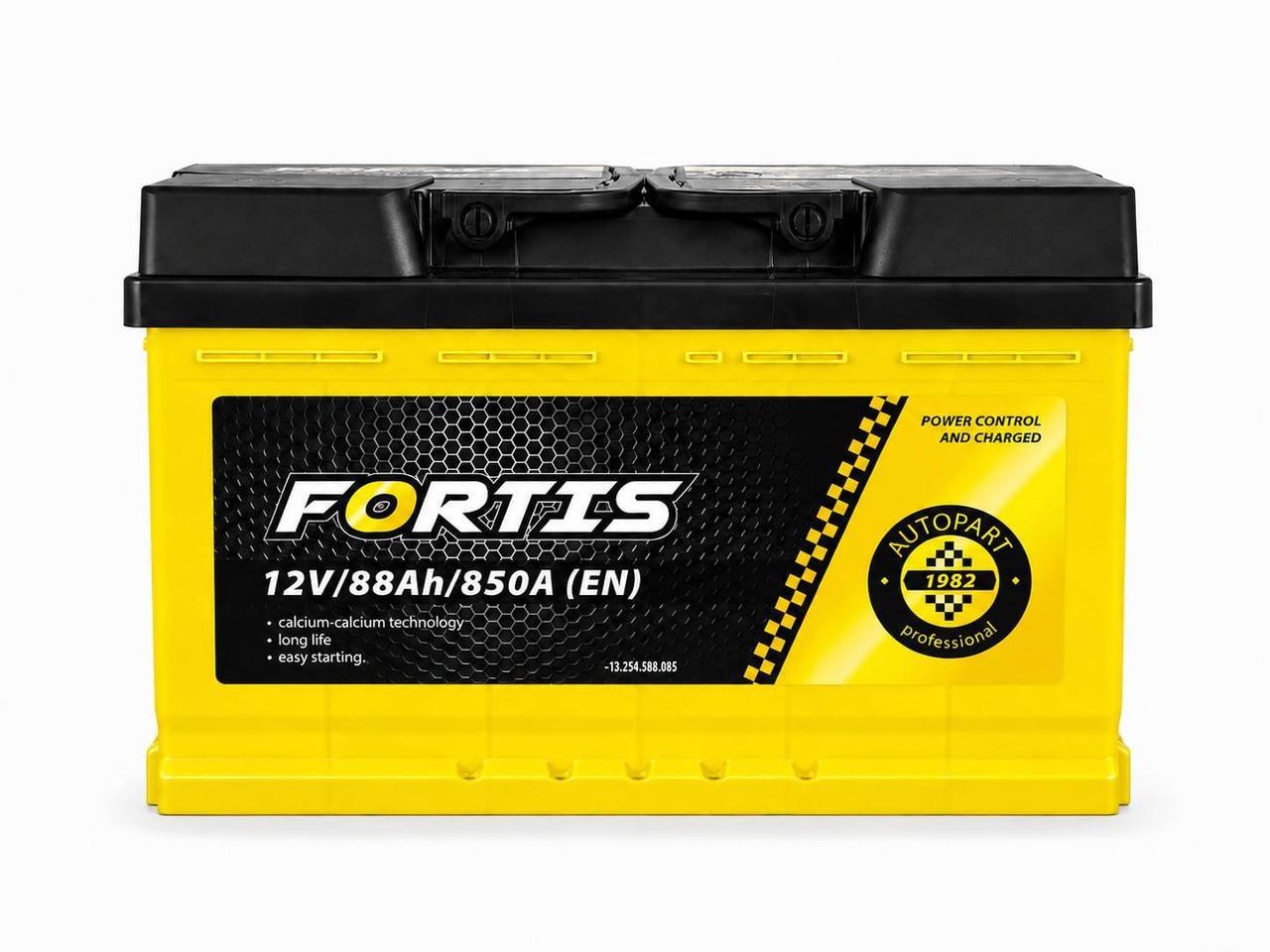 Акумулятор автомобільний Fortis 88 Ah 850A R+ 12V (3157109054) Акумулятор автомобільний Fortis 88 Ah 850A R+ 12V (3157109054)