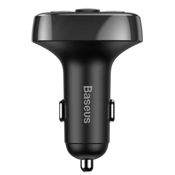 FM-трансмітер BASEUS T-Typed MP3 Car Charger S-09A Black (CCTM-01) - фото 3