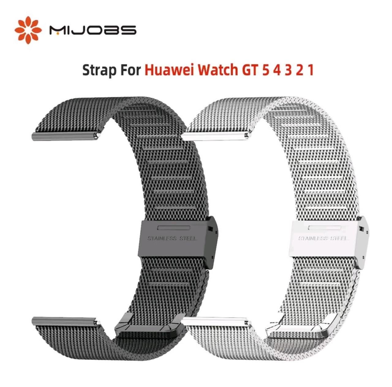 Металевий ремінець Mijobs для Huawei Watch GT 1 2 3 4 5 чорний. Нержавіюча сталь. - фото 3 Металевий ремінець Mijobs для Huawei Watch GT 1 2 3 4 5 чорний. Нержавіюча сталь. - фото 3