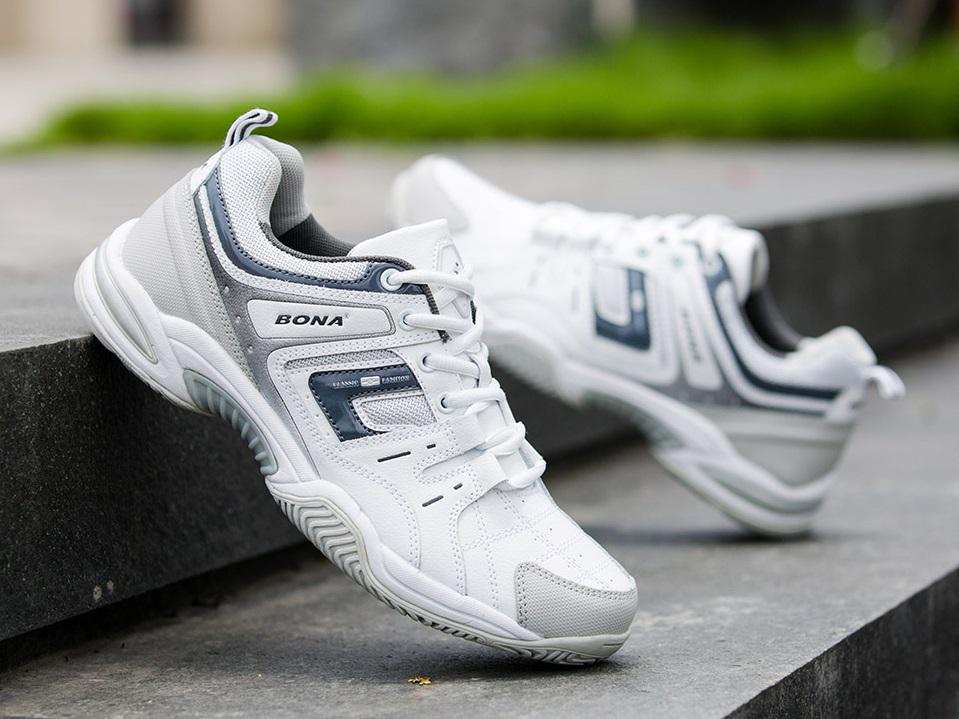 Кросівки чоловічі Bona шкіра р. 43 Білий/Сірий (6804978) - фото 3 Кросівки чоловічі Bona шкіра р. 43 Білий/Сірий (6804978) - фото 3