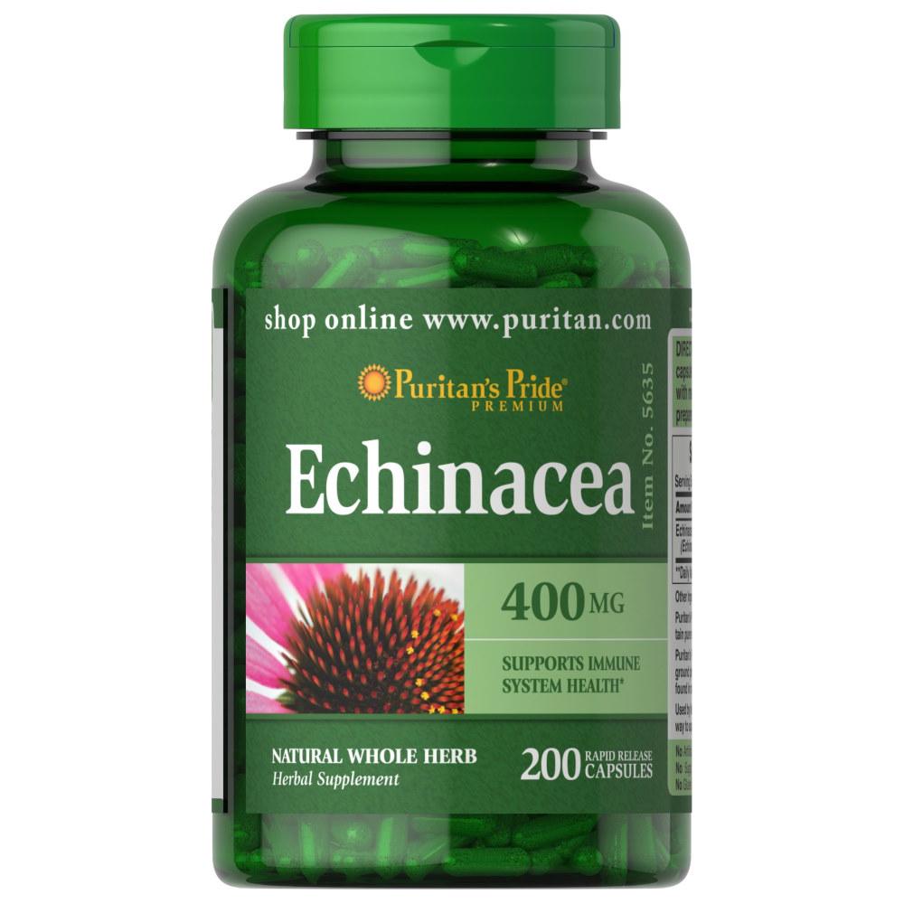 Натуральная добавка Puritan's Pride Echinacea 400 мг 200 капс. (9686)