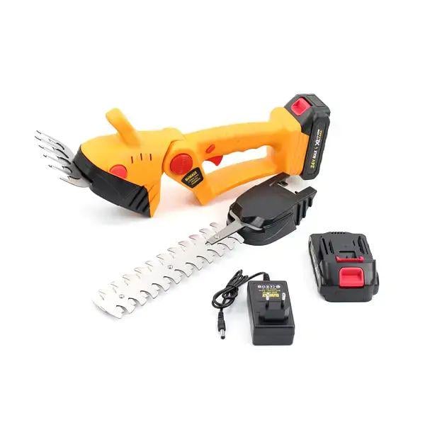 Кусторезы аккумуляторные 110/200 мм на 24Вт 5 Ач с 2 насадками в кейсе (opt-103103) Кусторезы аккумуляторные 110/200 мм на 24Вт 5 Ач с 2 насадками в кейсе (opt-103103)