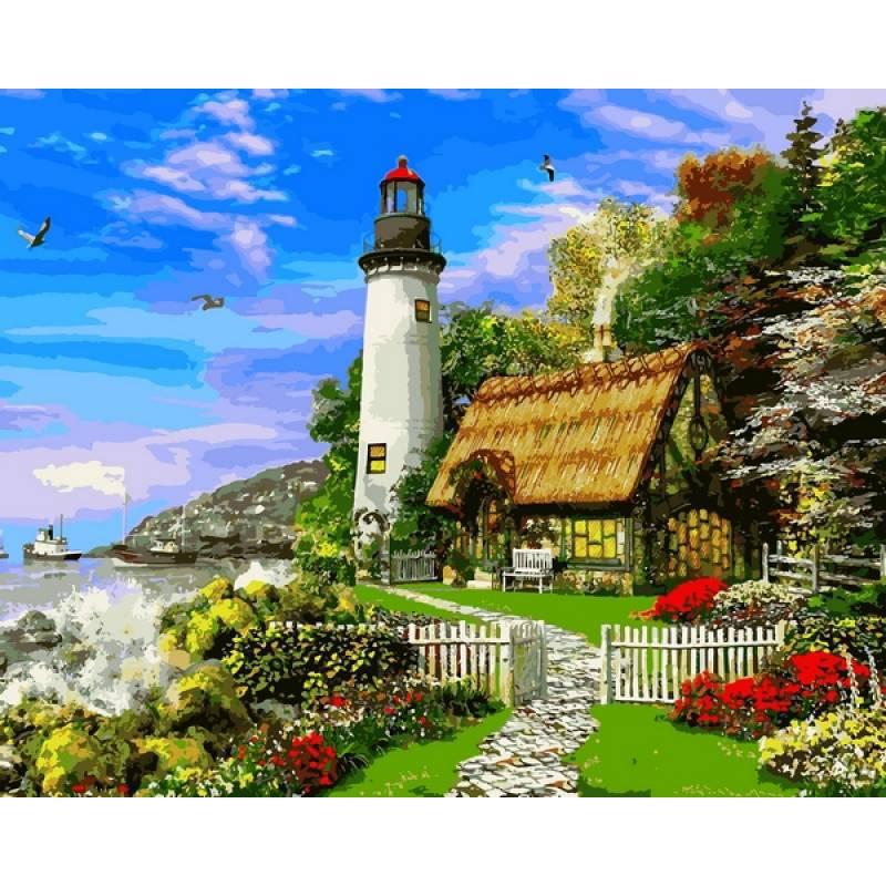 Картина по номерам Babylon Старый морской коттедж 40x50 см (VP1152) Картина по номерам Babylon Старый морской коттедж 40x50 см (VP1152)