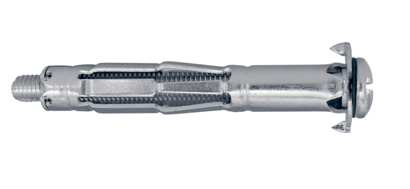 Анкер для гипсокартона Metalvis MOLLY М4 7х38 мм захват 8-15 мм оцинкованная сталь PH+SL 10 шт. (92E80000092E804160)