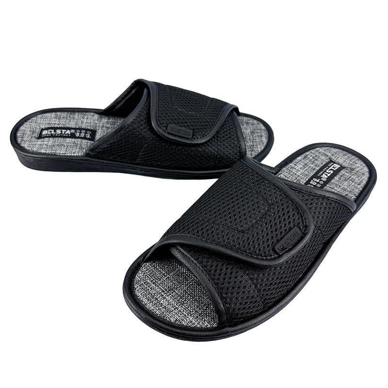 Тапочки кімнатні чоловічі 05-11-1 p. 45 29 см Чорний - фото 2