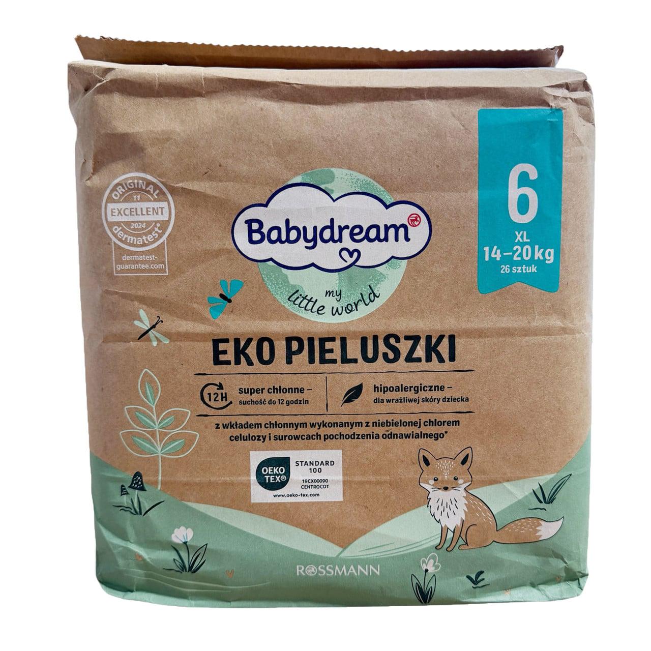 Подгузники Babydream EKO 6 XL 14-20 кг 26 шт. (id_14899)