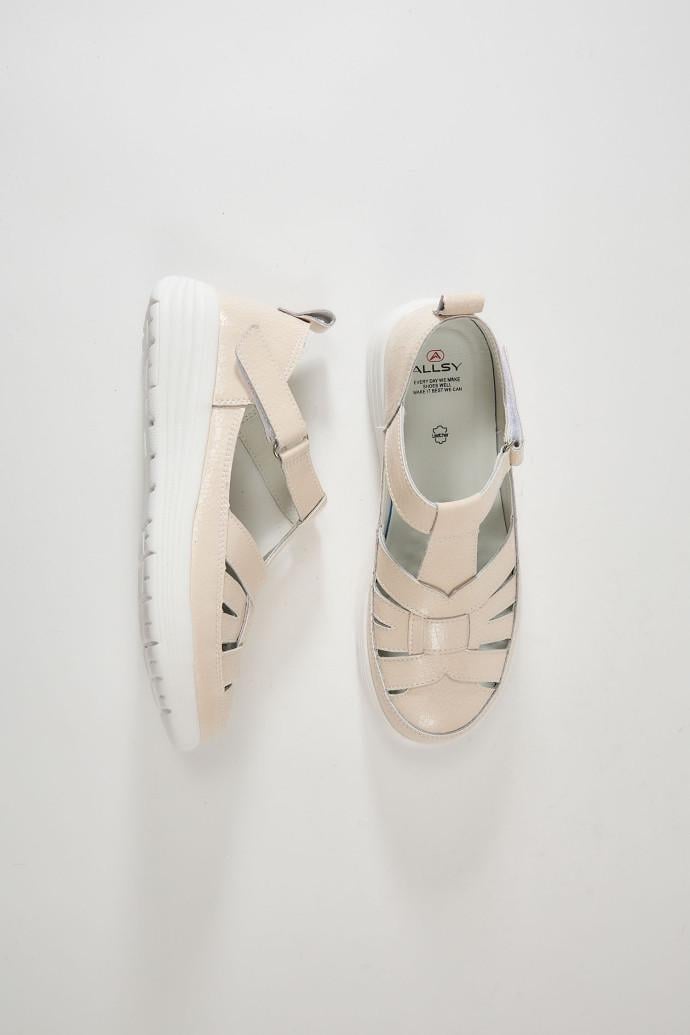 Сандалии женские ALLSY на платформе р. 38 Бежевый (195245)