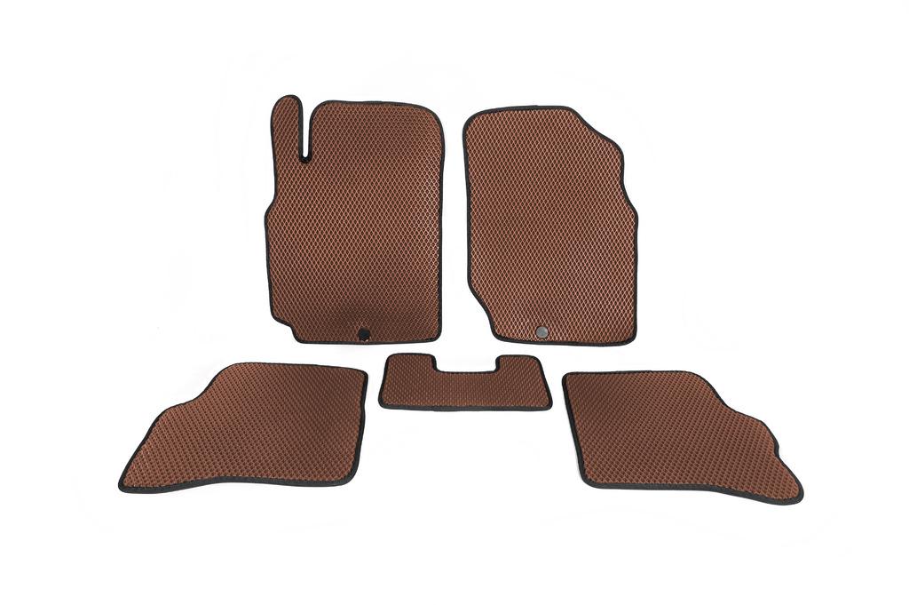 Коврики EVA Digital Designs для Nissan Almera B10 Classic 2006-2012 гг. этилвинилацетат Коричневый