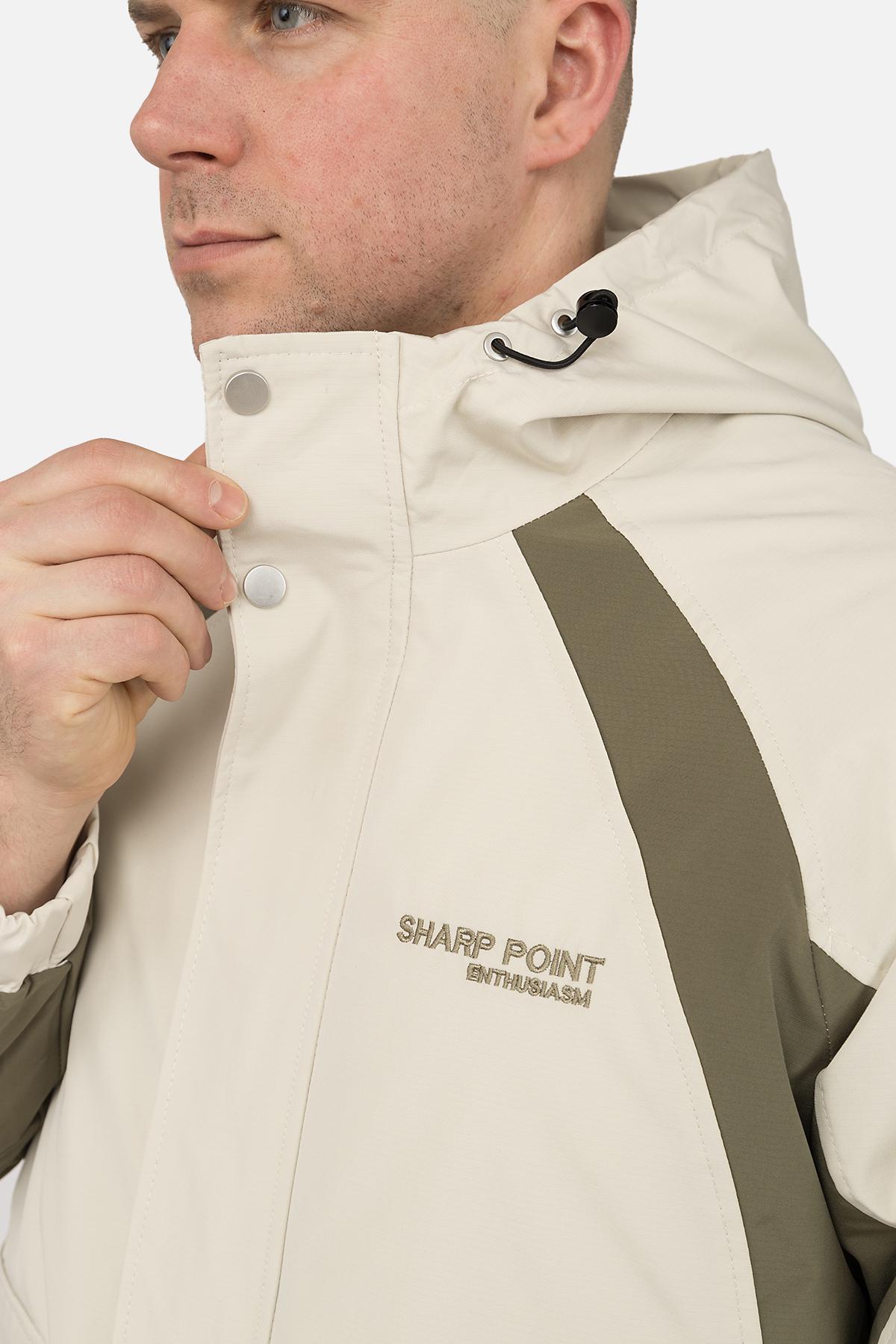 Куртка мужская р. 54 Молочный (SKT001037885) - фото 3 Куртка мужская р. 54 Молочный (SKT001037885) - фото 3