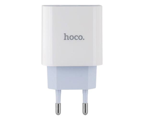 Зарядний пристрій Hoco C76A Plus Type-C PD 20W QC3.0 3A White Зарядний пристрій Hoco C76A Plus Type-C PD 20W QC3.0 3A White