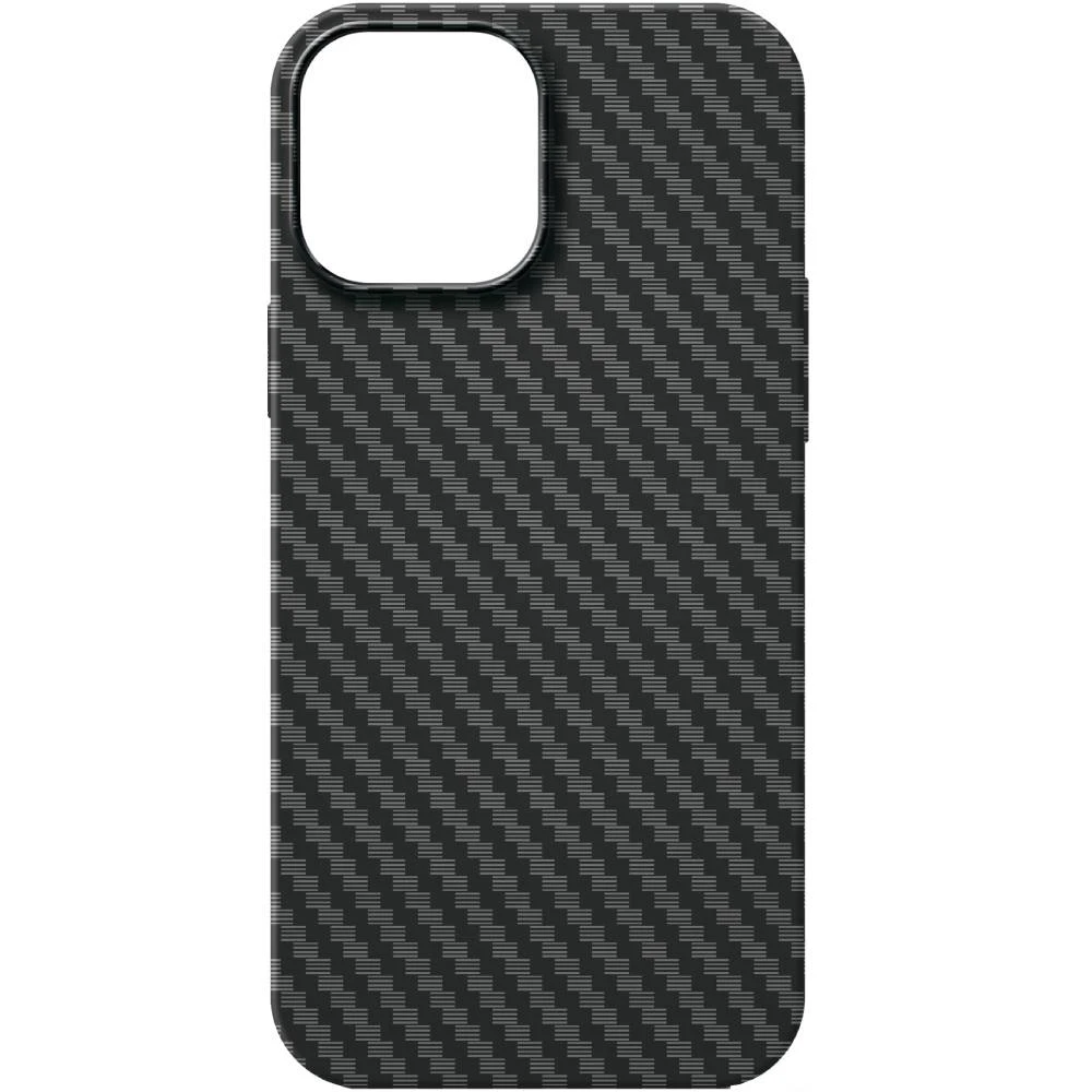 Чехол накладка ArmorStandart LikeCarbon Case with MagSafe for iPhone 14 Pro Black (ARM66365)