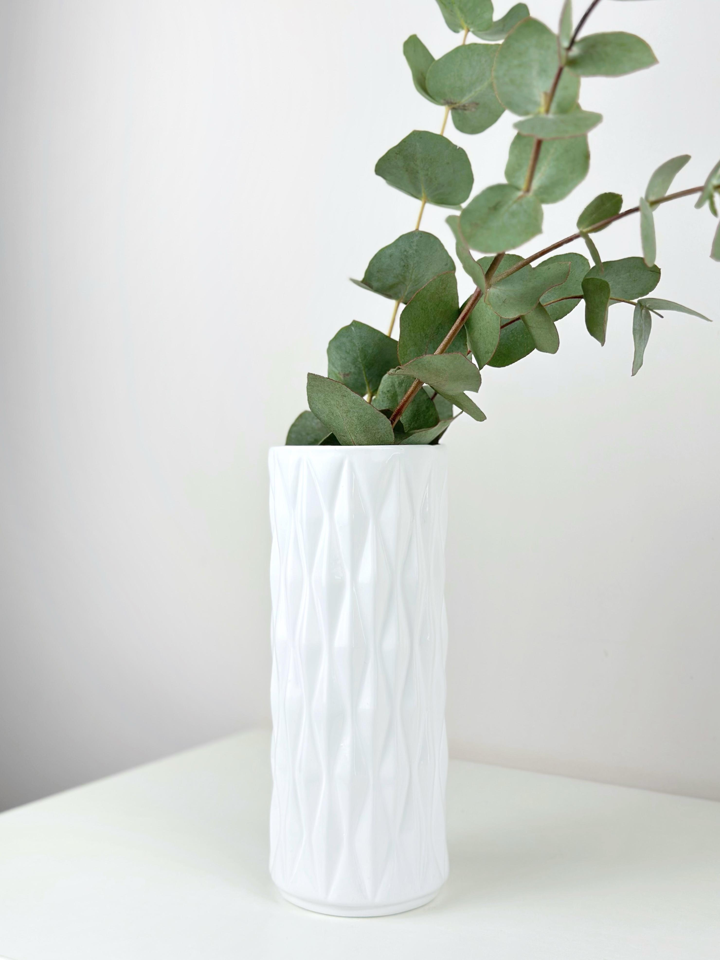 Ваза для цветов и декора Сакура 20 см Белый (14001-11)