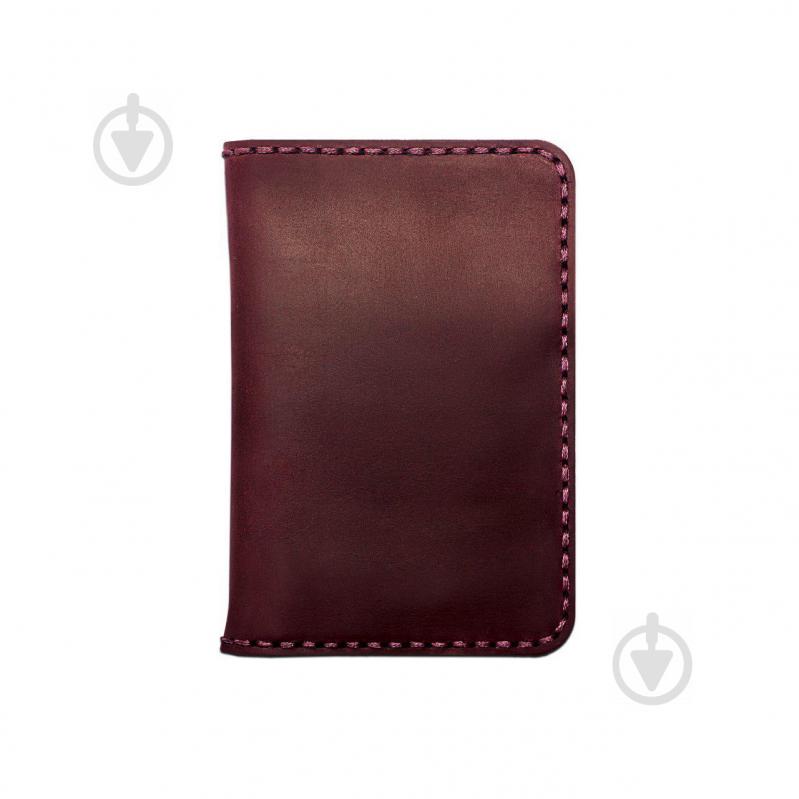 Вертикальное мини-портмоне Royal V6 Винный (as130504)