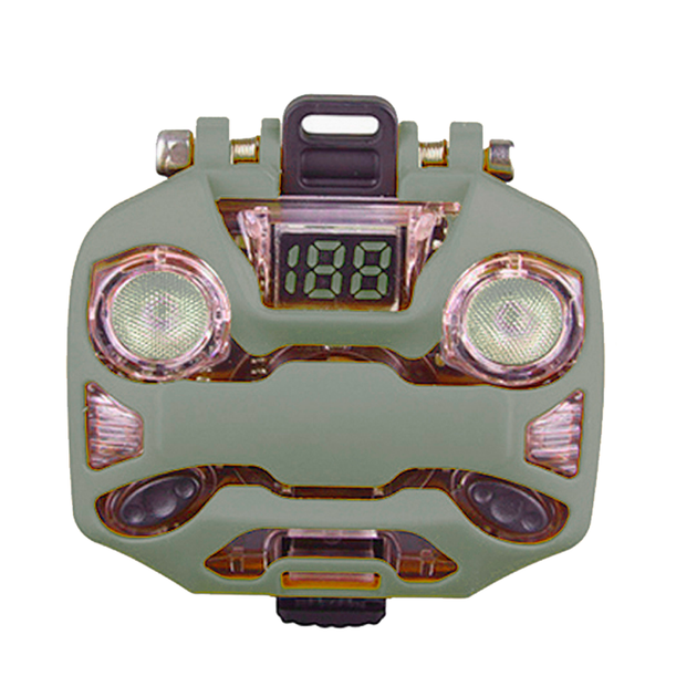 Фонарь многофункциональный D72 зажигалка/Power indicator/Li-Ion/USB-C Green