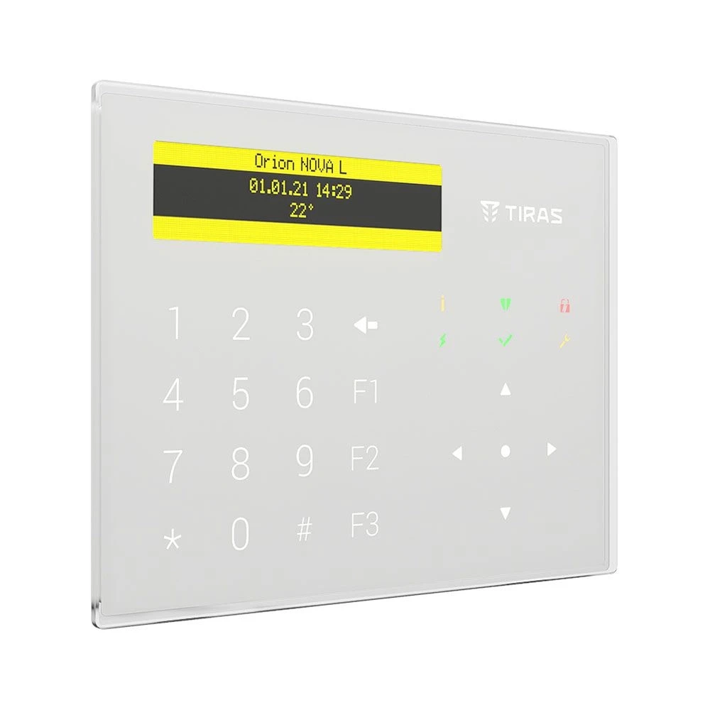 Клавиатура Tiras K-GLCD+ White Клавиатура Tiras K-GLCD+ White