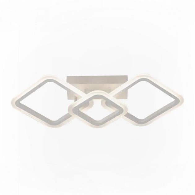 LED-люстра потолочная Valeso с пультом и акриловыми плафонами 3000/6500K IP20 G 2929/2+1 WT 58W Белый (28685846)