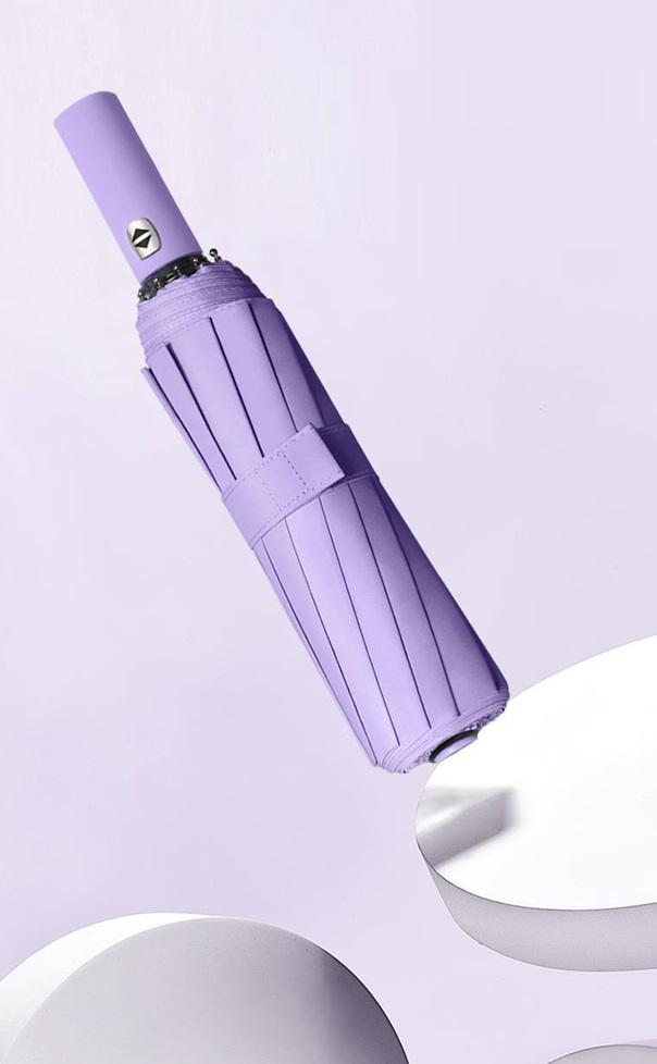 Парасолька складна автомат 18548 105 см Фіолетовий (5010844) - фото 3 Парасолька складна автомат 18548 105 см Фіолетовий (5010844) - фото 3