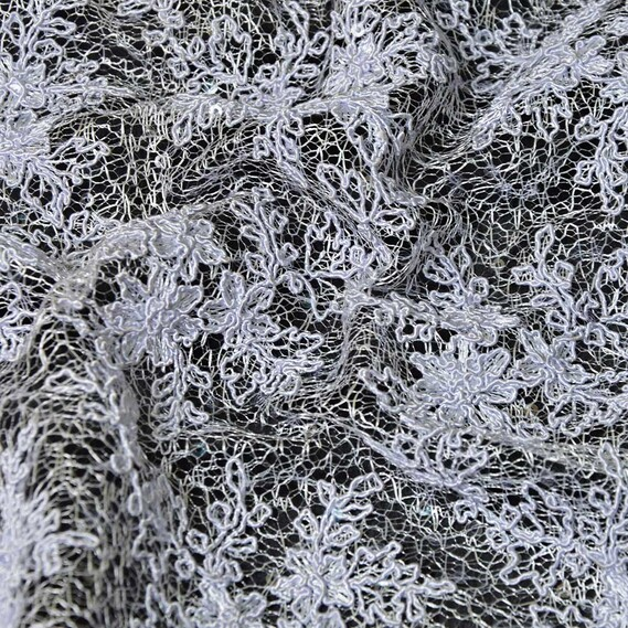 Ткань гипюр IDEIA Красуня 1,3 м Лиловий (2200003956689)